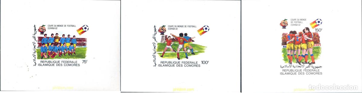 Sellos: 21555 MNH COMORES 1981 COPA DEL MUNDO DE FUTBOL. ESPA&Ntilde;A-82