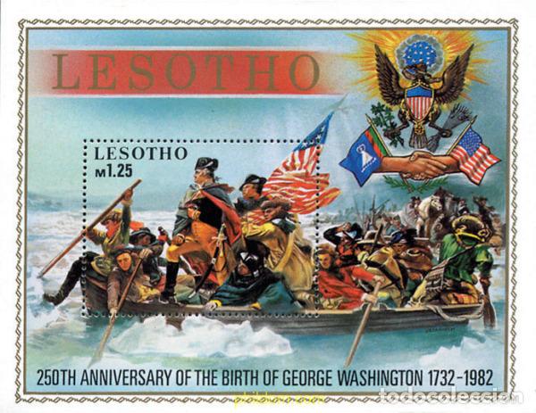 Sellos: 38251 MNH LESOTHO 1982 250 ANIVERSARIO DEL NACIMIENTO DE G. WASHINGTON.