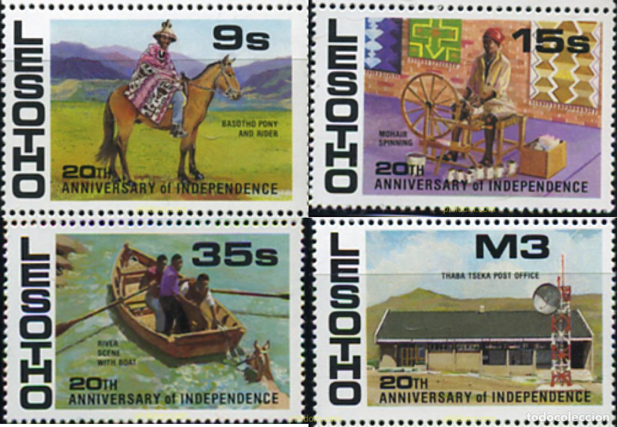 Sellos: 43125 MNH LESOTHO 1986 INDEPENDENCIA