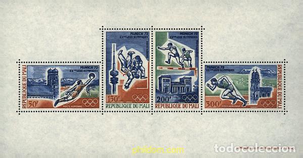 Sellos: 68499 MNH MALI 1972 20 JUEGOS OLIMPICOS VERANO MUNICH 1972