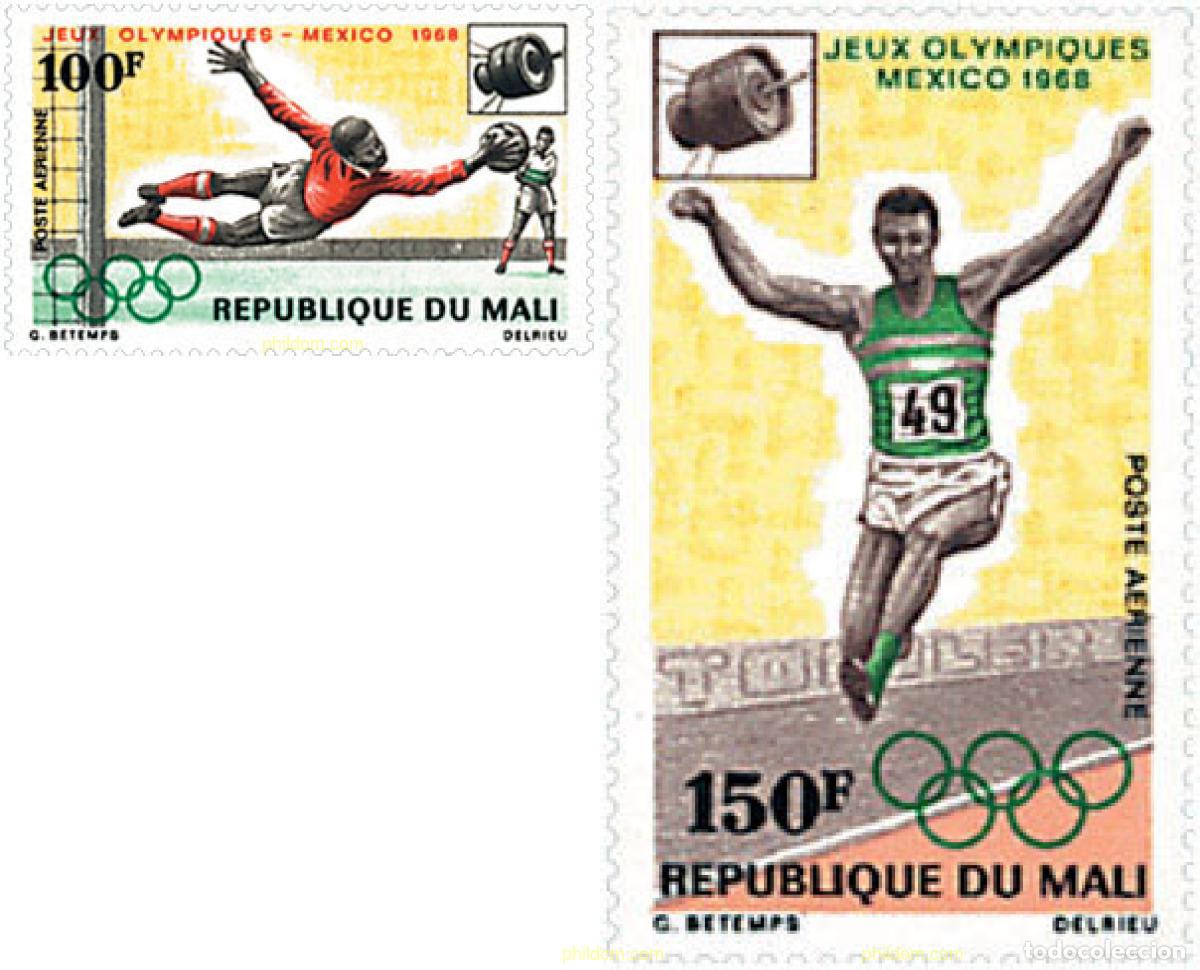 Francobolli: 344857 HINGED MALI 1968 19 JUEGOS OLIMPICOS VERANO MEXICO 1968