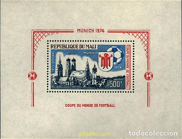 Francobolli: 32024 MNH MALI 1973 COPA DEL MUNDO DE FUTBOL. ALEMANIA-74