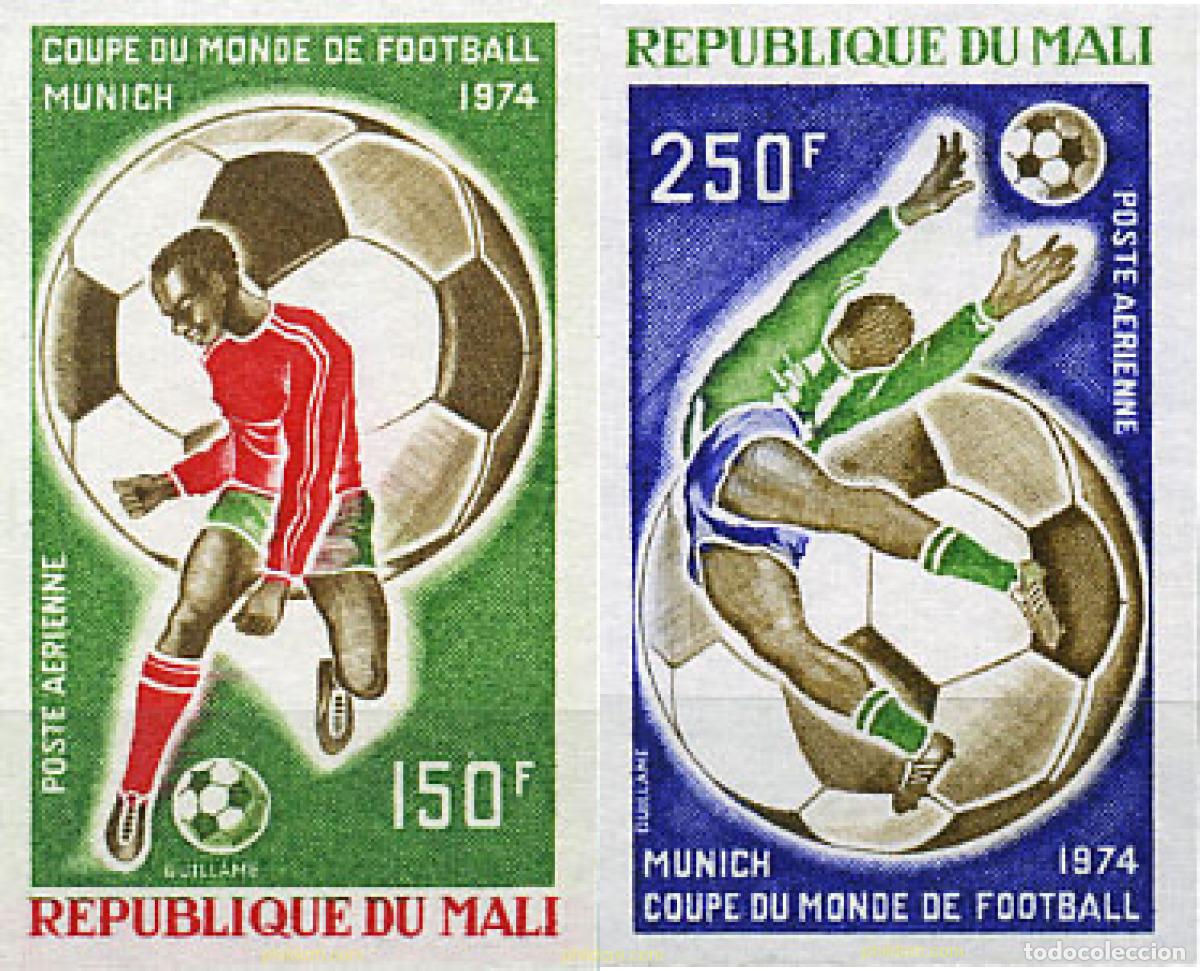 Francobolli: 104707 MNH MALI 1973 COPA DEL MUNDO DE FUTBOL. ALEMANIA-74