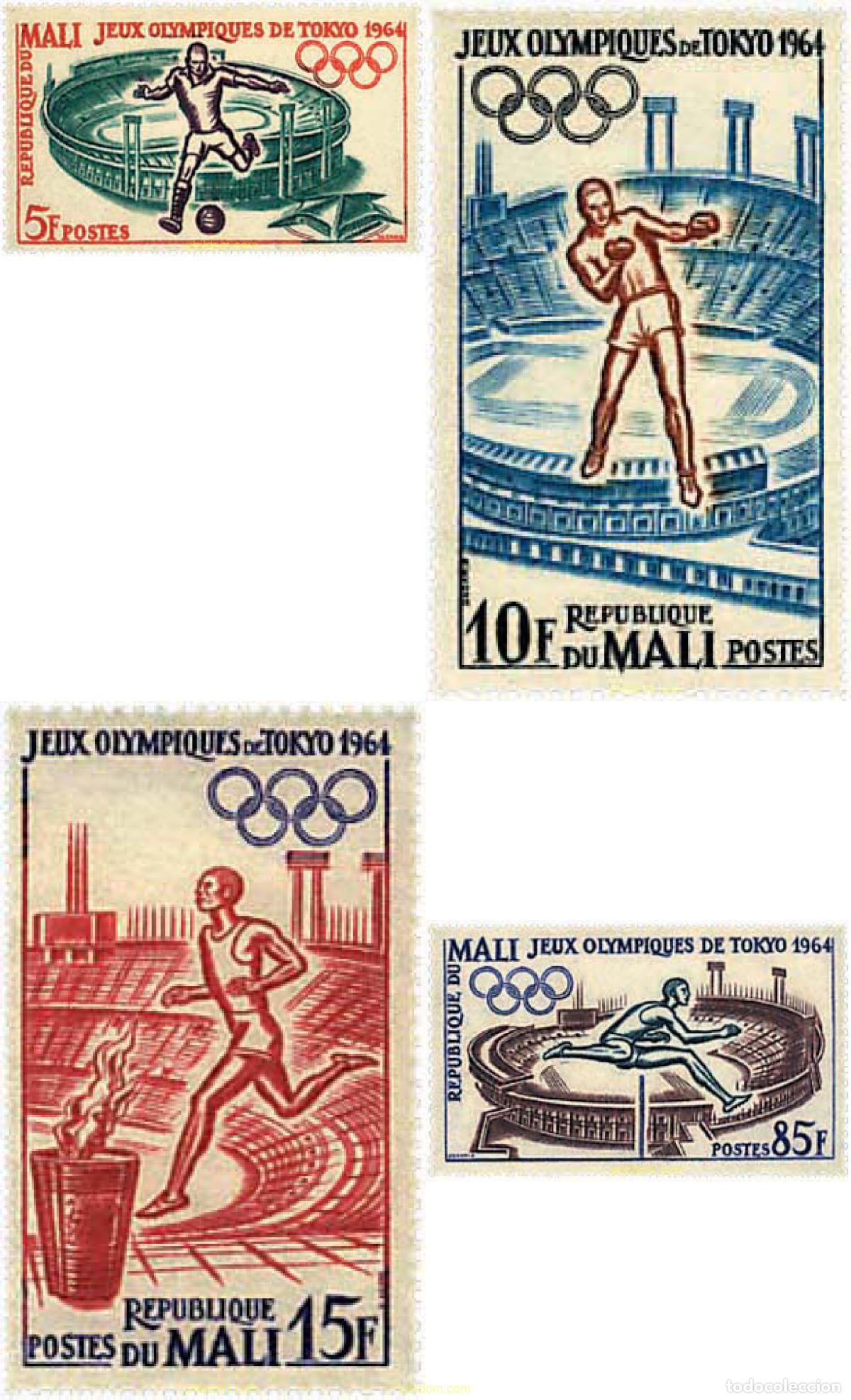 Selos: 71232 MNH MALI 1964 18 JUEGOS OLIMPICOS VERANO TOKIO 1964