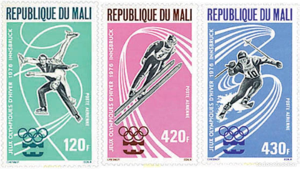 Selos: 71275 MNH MALI 1976 12 JUEGOS OLIMPICOS INVIERNO INNSBRUCK 1976