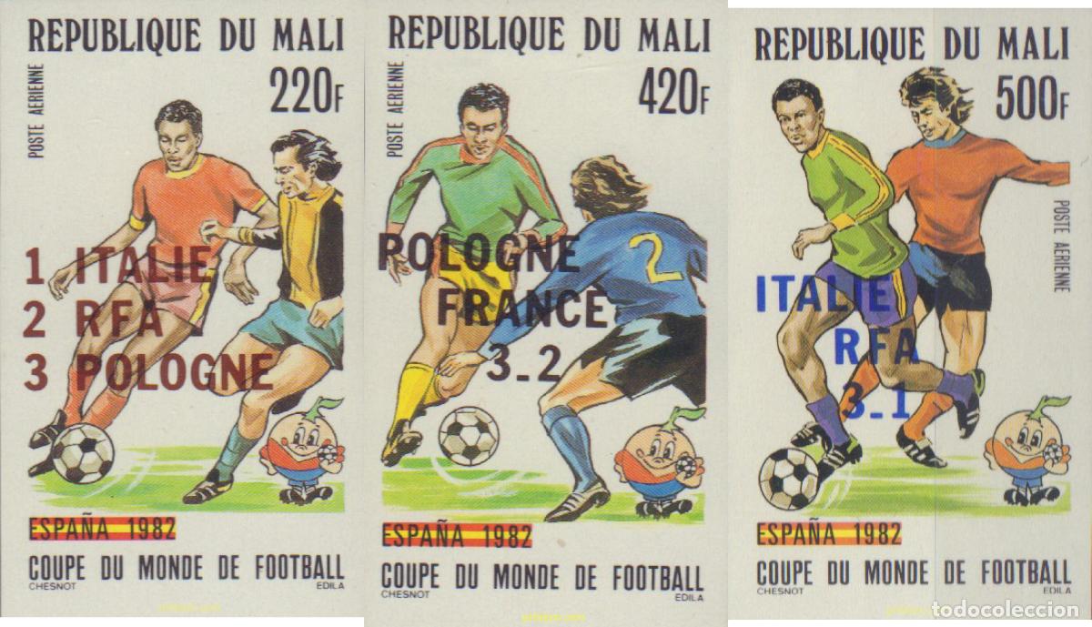 Sellos: 104754 MNH MALI 1982 COPA DEL MUNDO DE FUTBOL. ESPA&Ntilde;A-82