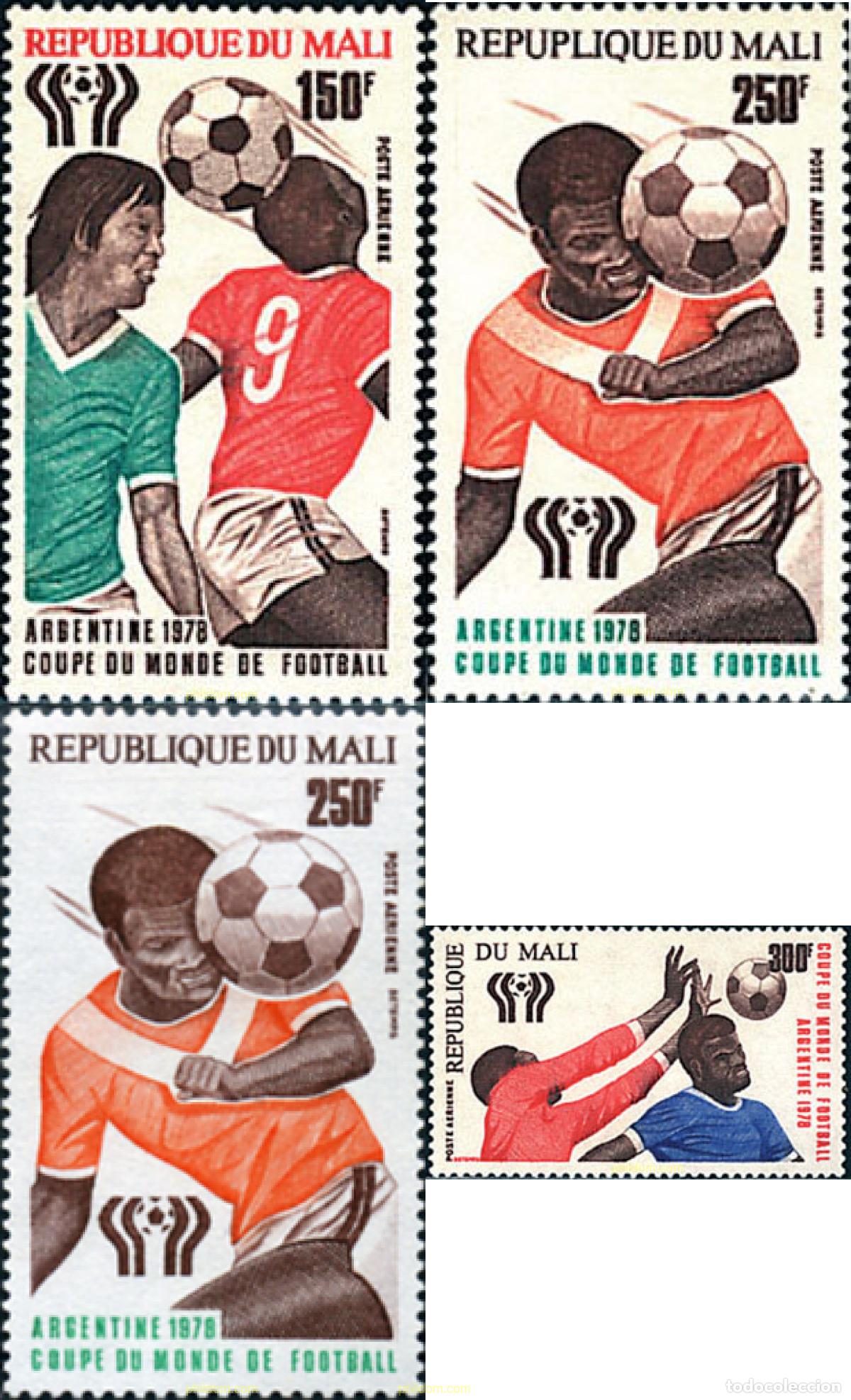 Sellos: 27590 MNH MALI 1978 COPA DEL MUNDO DE FUTBOL. ALEMANIA-74. VENCEDORES