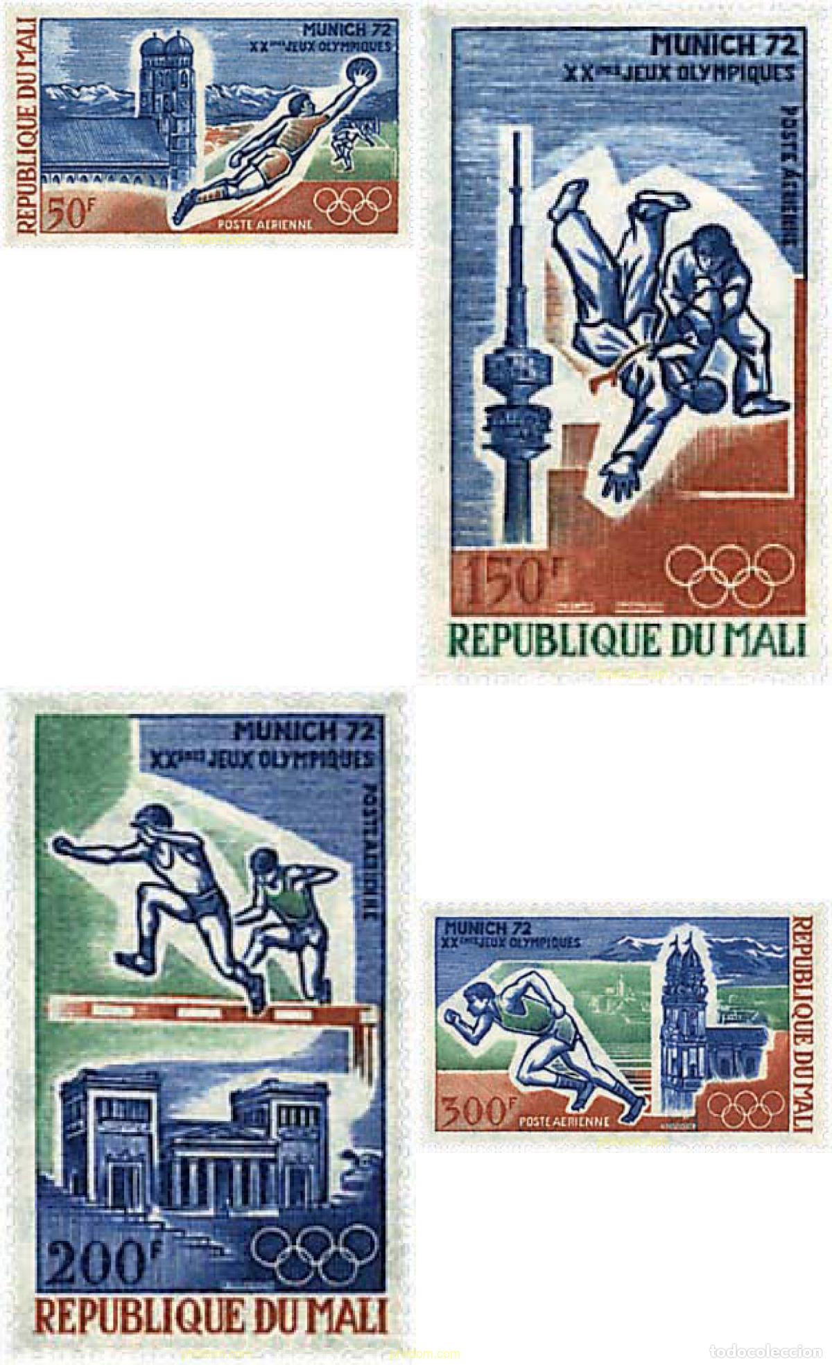 Sellos: 68497 MNH MALI 1972 20 JUEGOS OLIMPICOS VERANO MUNICH 1972