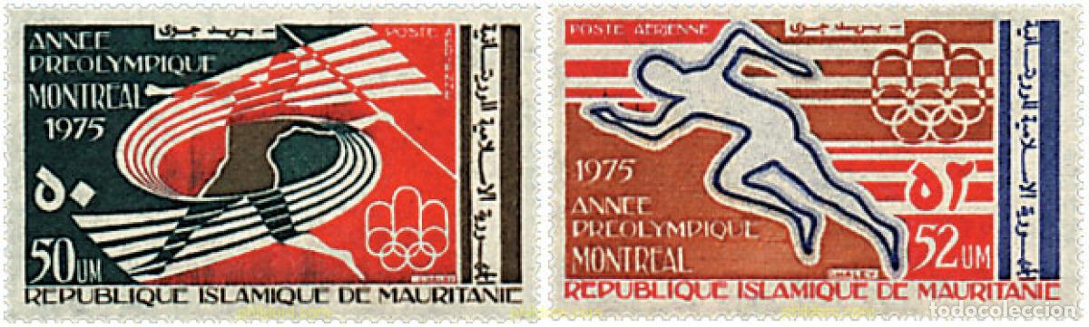 Sellos: 53036 MNH MAURITANIA 1975 21 JUEGOS OLIMPICOS VERANO MONTREAL 1976