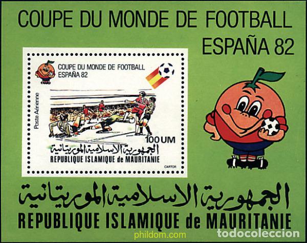 Timbres: 69817 MNH MAURITANIA 1980 COPA DEL MUNDO DE FUTBOL. ESPA&Ntilde;A-82
