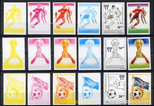 Timbres: 219798 MNH MAURITANIA 1978 COPA DEL MUNDO DE FUTBOL. ARGENTINA-78