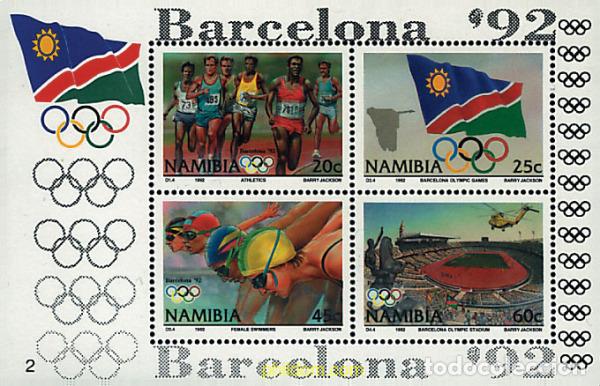 Sellos: 30760 MNH NAMIBIA 1992 25 JUEGOS OLIMPICOS VERANO BARCELONA 1992