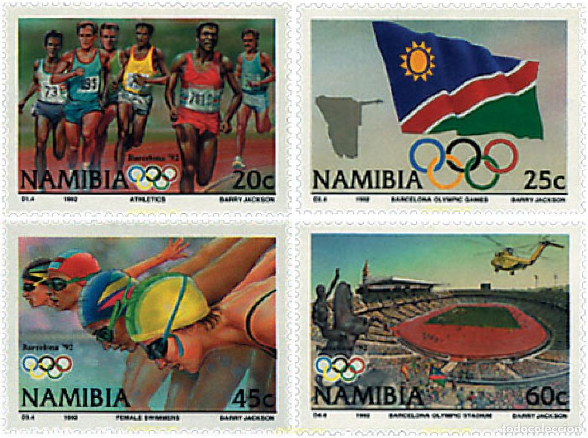 Timbres: 30759 MNH NAMIBIA 1992 25 JUEGOS OLIMPICOS VERANO BARCELONA 1992