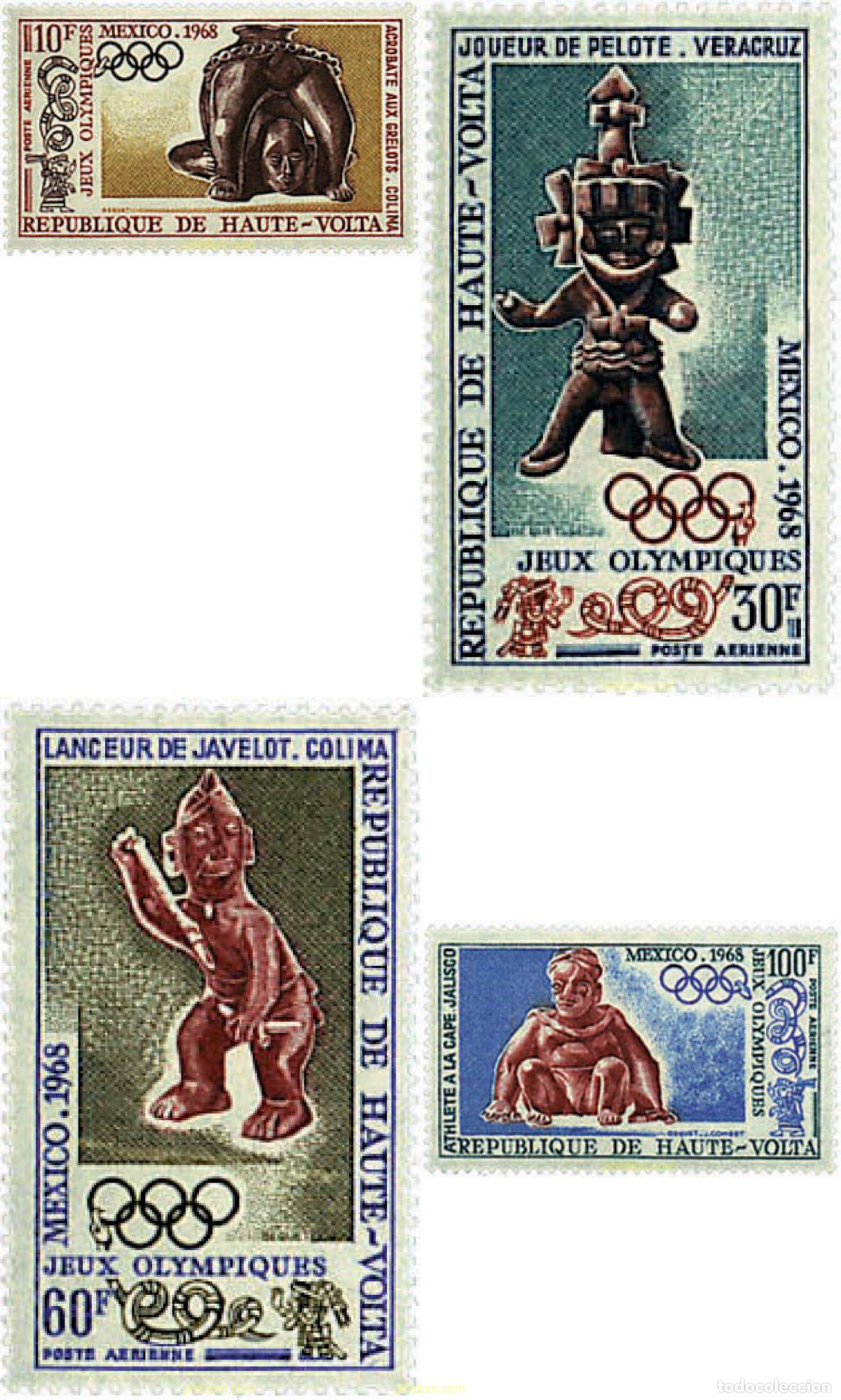 Sellos: 27673 MNH ALTO VOLTA 1968 19 JUEGOS OLIMPICOS VERANO MEXICO 1968