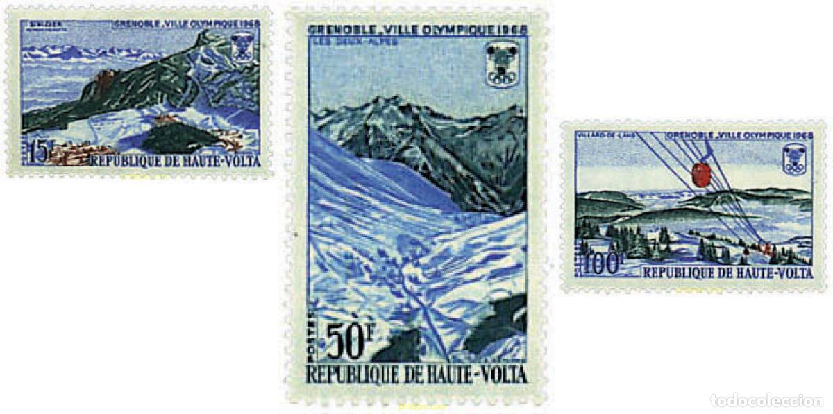 Sellos: 70479 MNH ALTO VOLTA 1967 10 JUEGOS OLIMPICOS INVIERNO GRENOBLE 1968