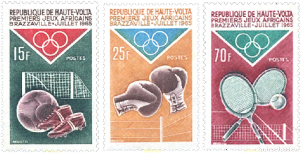 Sellos: 47992 MNH ALTO VOLTA 1965 JUEGOS AFRICANOS EN BRAZAVILLE
