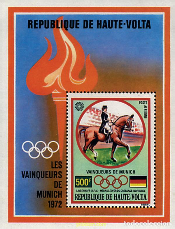 Sellos: 344490 MNH ALTO VOLTA 1972 20 JUEGOS OLIMPICOS VERANO MUNICH 1972