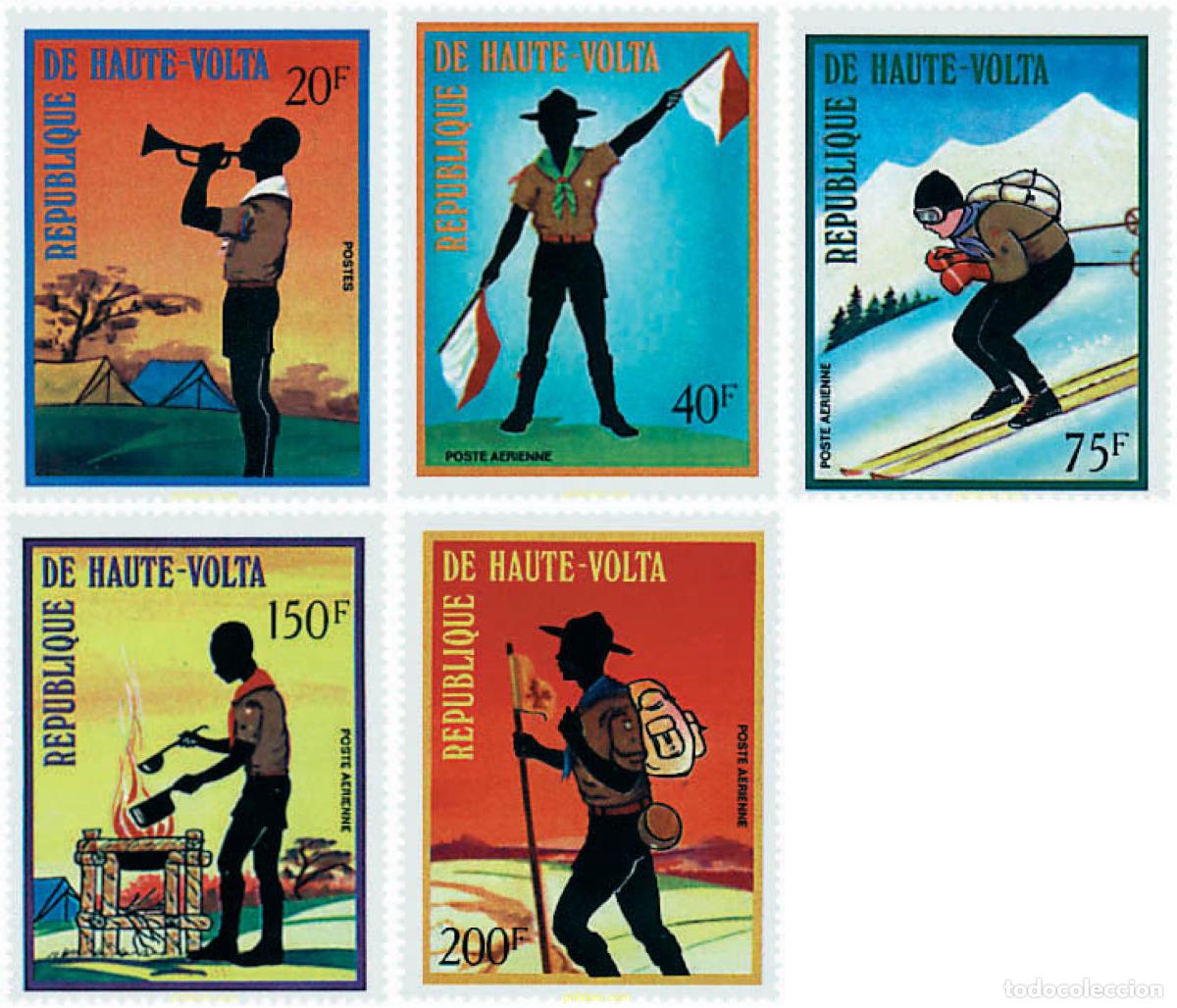 Sellos: 69947 MNH ALTO VOLTA 1973 ESCULTISMO