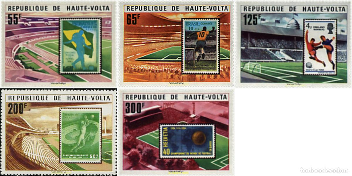 Briefmarken: 69942 MNH ALTO VOLTA 1977 COPA DEL MUNDO DE FUTBOL. ARGENTINA-78