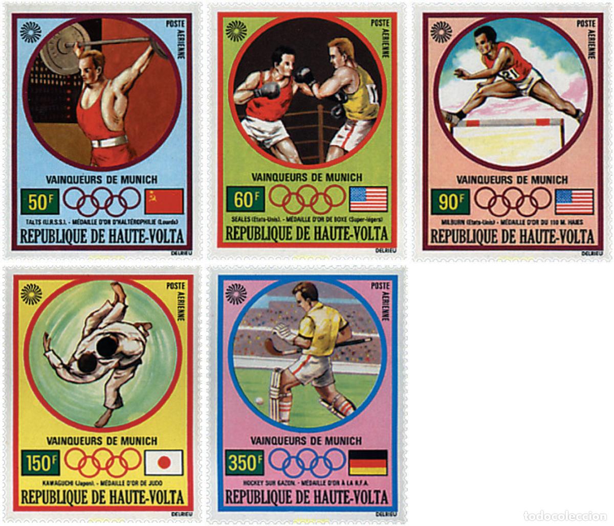 Sellos: 344463 MNH ALTO VOLTA 1972 20 JUEGOS OLIMPICOS VERANO MUNICH 1972