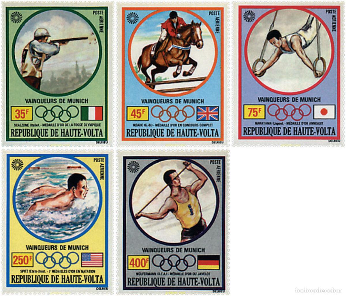 Sellos: 370451 MNH ALTO VOLTA 1972 20 JUEGOS OLIMPICOS VERANO MUNICH 1972