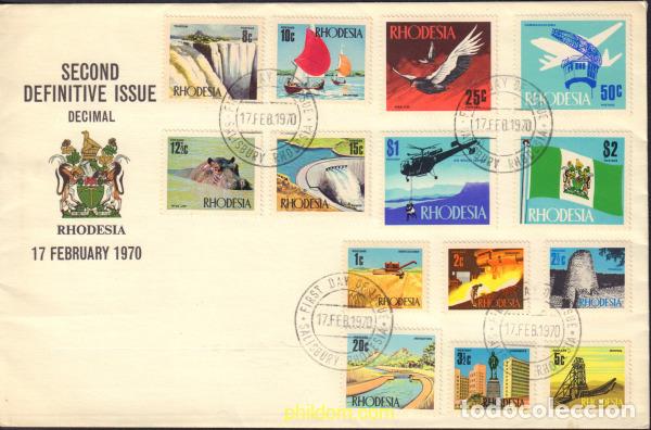 Sellos: 382960 MNH RODESIA 1970 MOTIVOS VARIOS