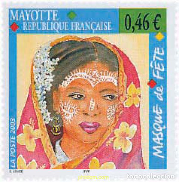 Sellos: 123046 MNH MAYOTTE 2003 MAQUILLAJE DE FIESTA