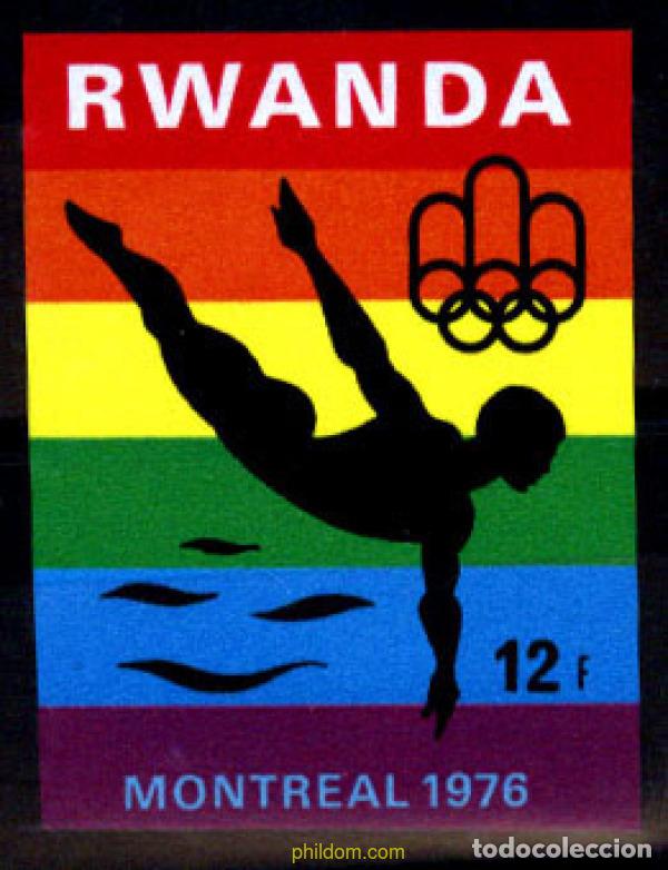 Sellos: 222016 MNH RUANDA 1976 21 JUEGOS OLIMPICOS VERANO MONTREAL 1976