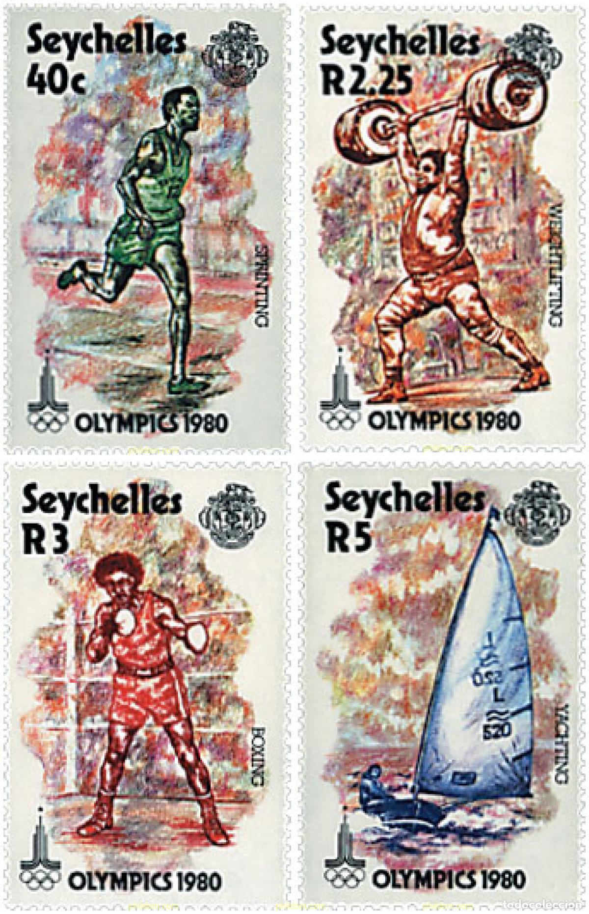 Briefmarken: 27702 MNH SEYCHELLES 1980 22 JUEGOS OLIMPICOS VERANO MOSCU 1980