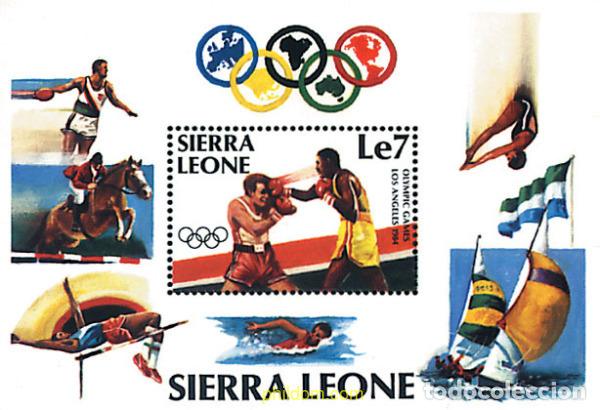 Francobolli: 38462 MNH SIERRA LEONA 1984 23 JUEGOS OLIMPICOS VERANO LOS ANGELES 1984