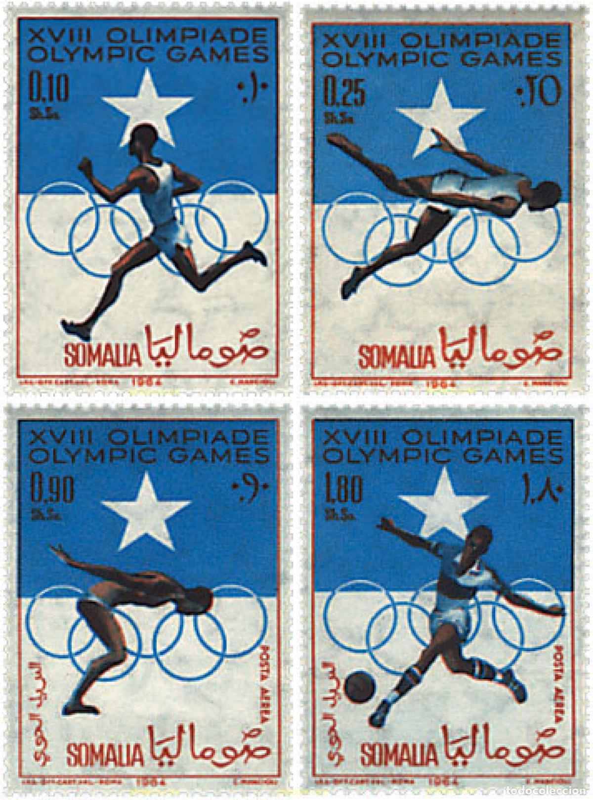 Sellos: 27709 MNH SOMALIA 1964 18 JUEGOS OLIMPICOS VERANO TOKIO 1964