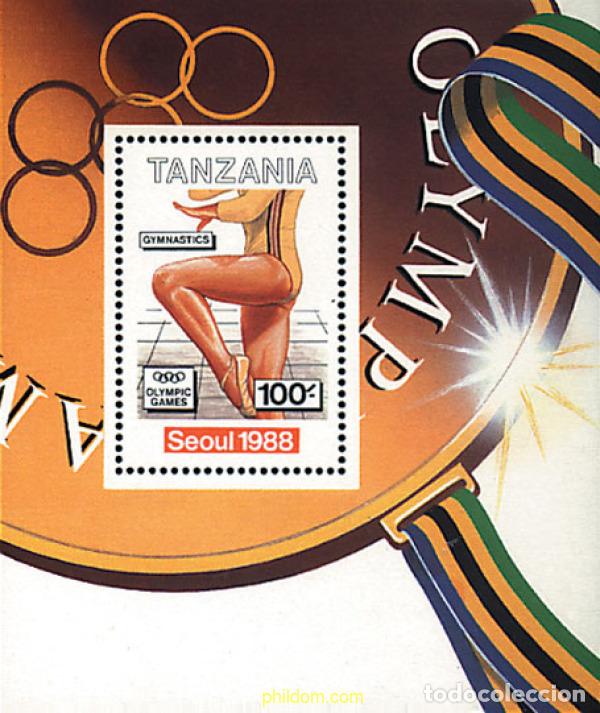 Stamps: 40047 MNH TANZANIA 1988 24 JUEGOS OLIMPICOS VERANO SEUL 1988