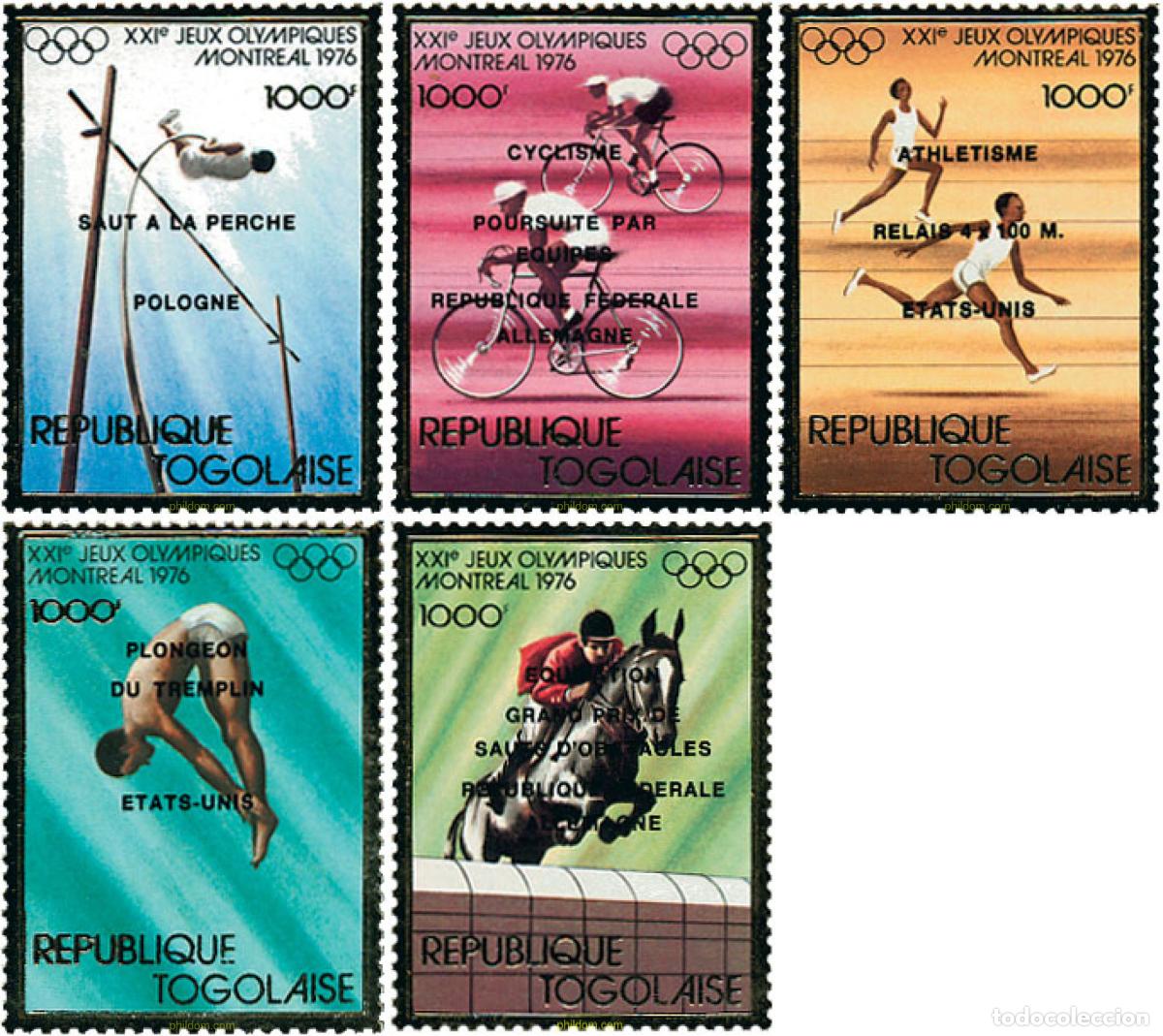 Sellos: 79459 MNH TOGO 1976 21 JUEGOS OLIMPICOS VERANO MONTREAL 1976