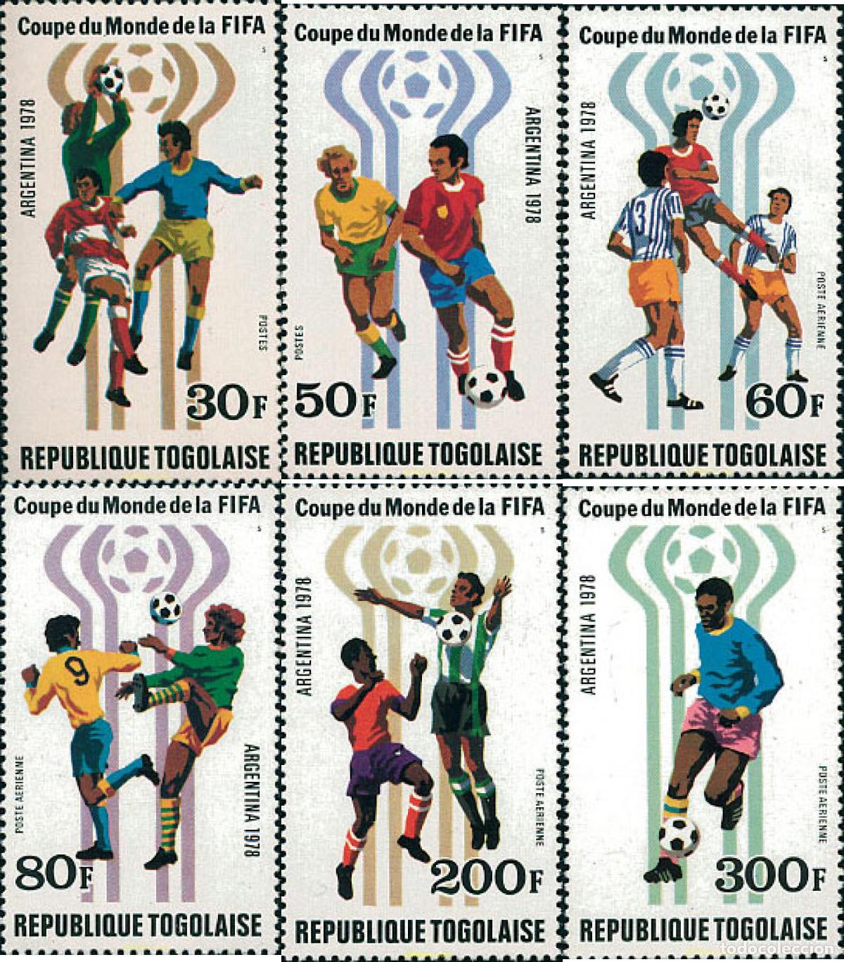 Sellos: 79440 MNH TOGO 1978 COPA DEL MUNDO DE FUTBOL. ARGENTINA-78