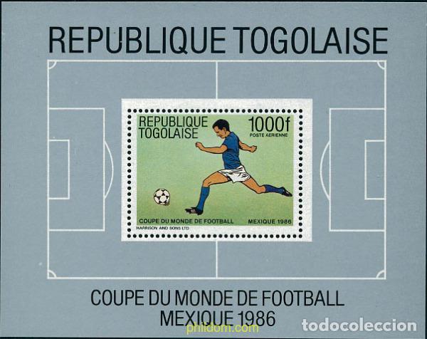 Sellos: 90340 MNH TOGO 1986 COPA DEL MUNDO DE FUTBOL. MEXICO-86