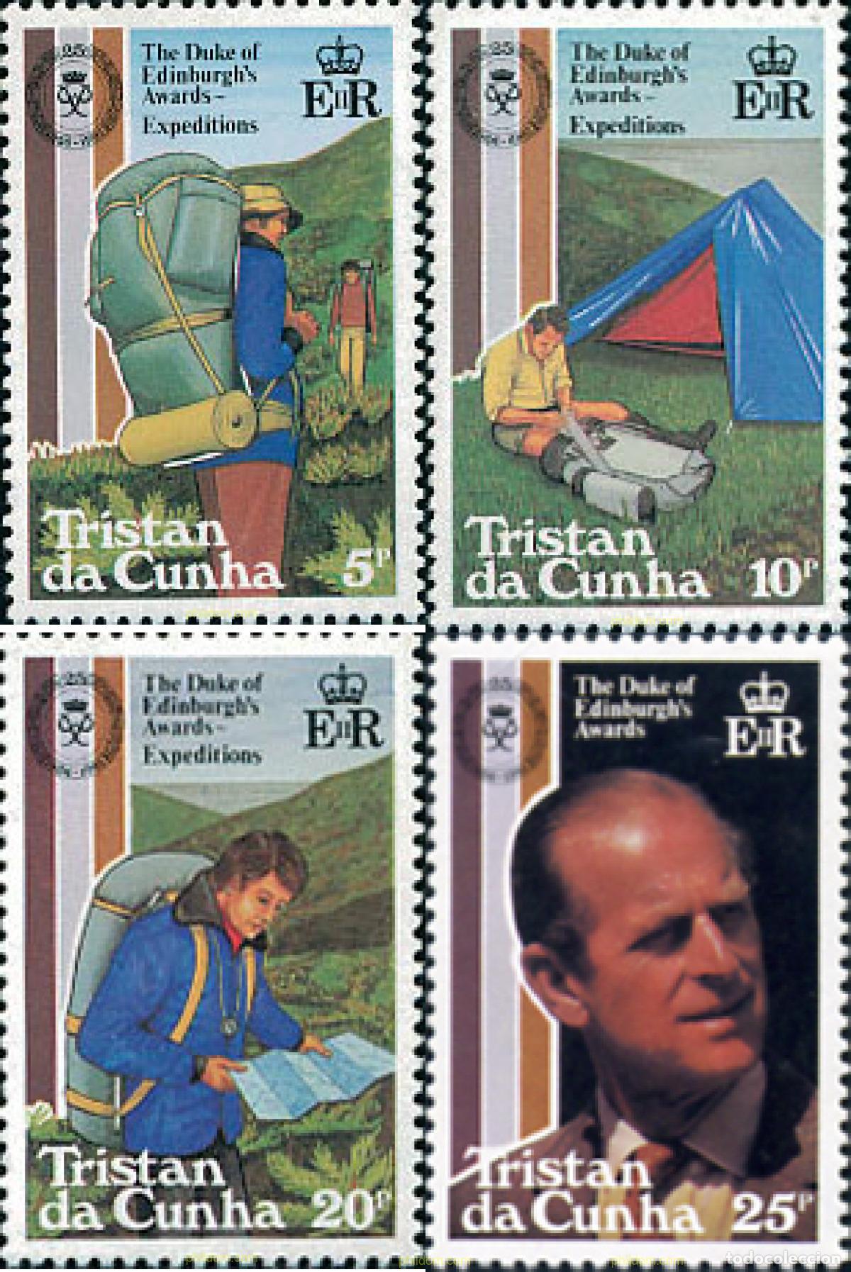 Sellos: 42763 MNH TRISTAN DA CUNHA 1981 25 ANIVERSARIO DEL PREMIO DEL DUQUE DE EDIMBURGO