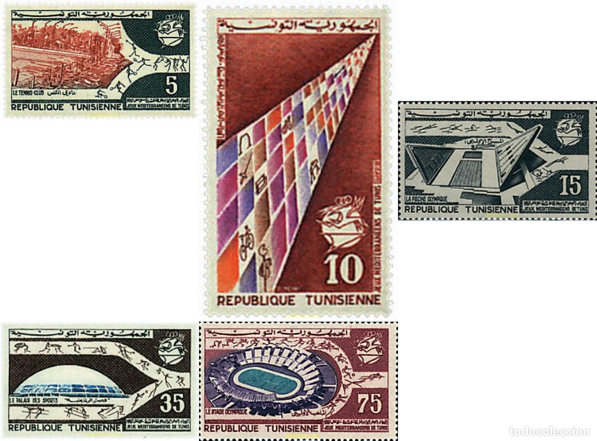 Stamps: 52363 MNH TUNEZ 1967 JUEGOS MEDITERRANEOS EN TUNEZ