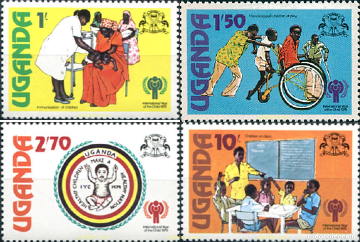 Sellos: 27768 MNH UGANDA 1979 A&Ntilde;O INTERNACIONAL DEL NI&Ntilde;O