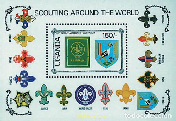 Sellos: 50338 MNH UGANDA 1987 16 JAMBOREE MUNDIAL EN AUSTRALIA