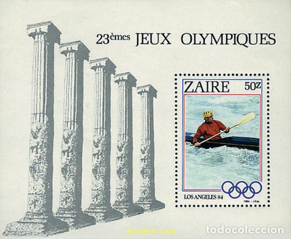 Sellos: 34309 MNH ZAIRE 1984 23 JUEGOS OLIMPICOS VERANO LOS ANGELES 1984