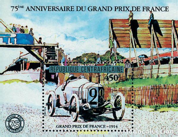 Francobolli: 45596 MNH CENTROAFRICANA 1981 75 ANIVERSARIO DEL GRAN PREMIO DE FRANCIA