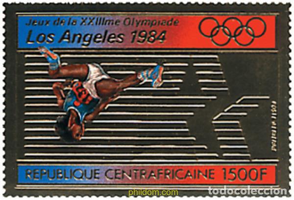 Sellos: 79483 MNH CENTROAFRICANA 1982 23 JUEGOS OLIMPICOS VERANO LOS ANGELES 1984