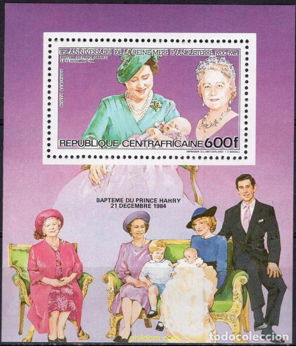 Sellos: 27776 MNH CENTROAFRICANA 1985 PERSONAJES CELEBRES