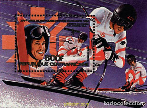 Sellos: 72437 MNH CENTROAFRICANA 1984 MEDALLAS DE LOS 14 JUEGOS OLIMPICOS DE INVIERNO. SARAJEVO 1984