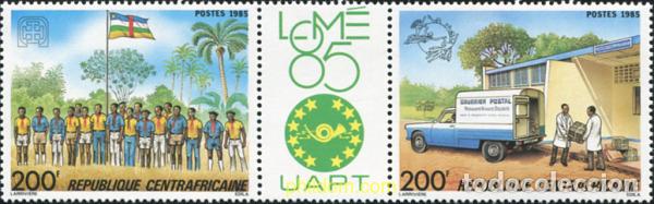 Sellos: 6457 MNH CENTROAFRICANA 1985 PHILEXAFRIQUE. EXPOSICION FILATELICA INTERNACIONAL