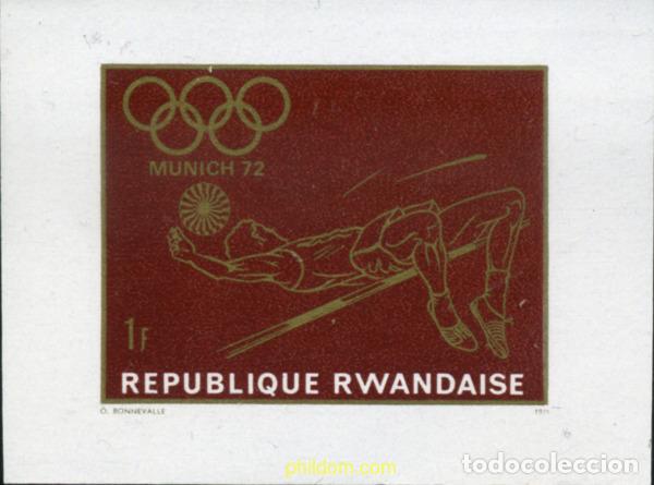 Sellos: 221661 MNH RUANDA 1971 20 JUEGOS OLIMPICOS VERANO MUNICH 1972