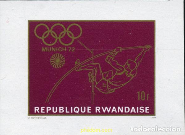 Sellos: 221817 MNH RUANDA 1971 20 JUEGOS OLIMPICOS VERANO MUNICH 1972