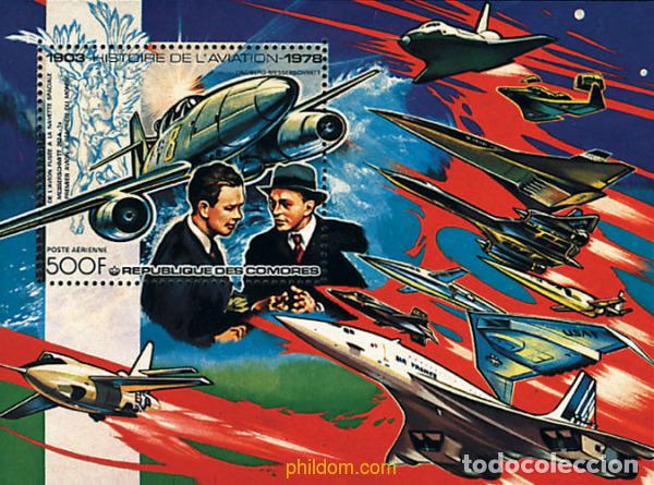 Sellos: 73064 MNH COMORES 1978 PIONEROS DE LA AVIACION