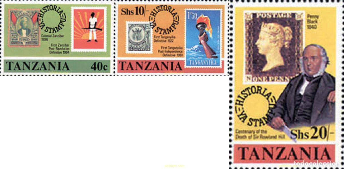 Sellos: 681698 MNH TANZANIA 1980 CENTENARIO DE LA MUERTE DE ROWLAND HILL
