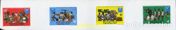 Sellos: 221818 MNH RUANDA 1972 LA GUARDIA NACIONAL AL SERVICIO DE LA NACION